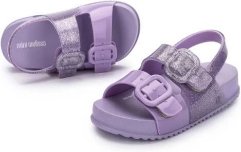 Mini Melissa Sandalen met glitterdetail Paars