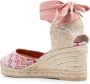 Missoni 70 mm espadrilles met zigzag patroon Beige - Thumbnail 3