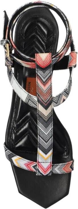 Missoni Sandalen met zigzag patroon Zwart