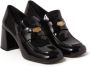 Miu 65mm Leren loafers Zwart - Thumbnail 2