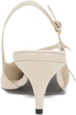 Miu Slingbacks met gesp Beige