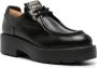 Miu 55 mm leren Oxford schoenen Zwart - Thumbnail 2