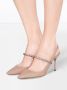 Miu Pumps verfraaid met kristallen Roze - Thumbnail 5