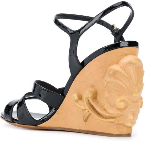 Miu Sandalen met bandjes Zwart