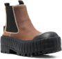 MM6 Maison Margiela Vulcanized enkellaarzen Bruin - Thumbnail 2