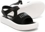 MM6 Maison Margiela Kids Sandalen met klittenband en getallenprint Zwart - Thumbnail 2