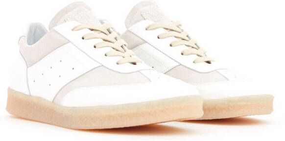 MM6 Maison Margiela 6 Court low-top sneakers Wit