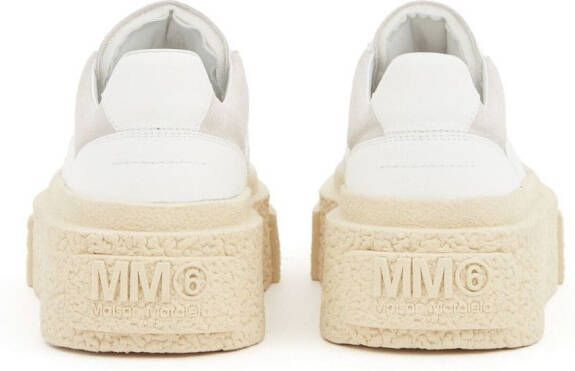 MM6 Maison Margiela Chunky sneakers met plateauzool Wit