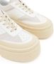 MM6 Maison Margiela Chunky sneakers met plateauzool Wit - Thumbnail 4