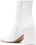 MM6 Maison Margiela Anatomic 70mm leren enkellaarzen Wit - Thumbnail 3