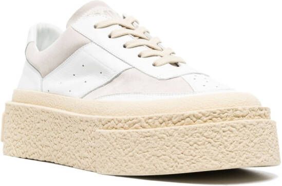 MM6 Maison Margiela Chunky sneakers met plateauzool Wit