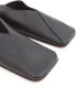 MM6 Maison Margiela Japanese leren slippers Zwart - Thumbnail 4