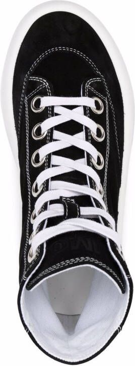 MM6 Maison Margiela 6 high-top sneakers Zwart