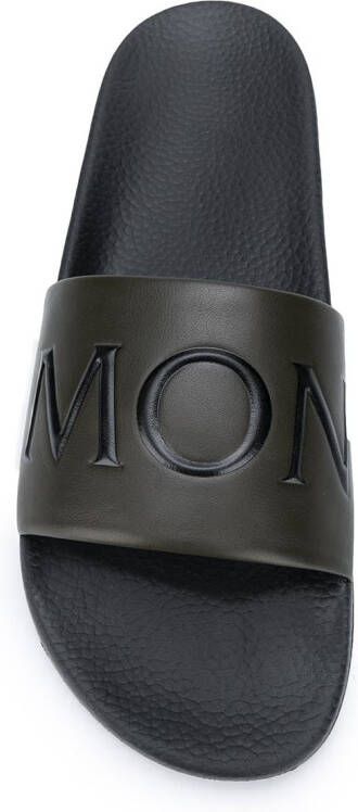 Moncler Bastien slippers Groen