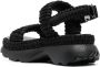 Moncler Belay sandalen met sleehak Zwart - Thumbnail 3