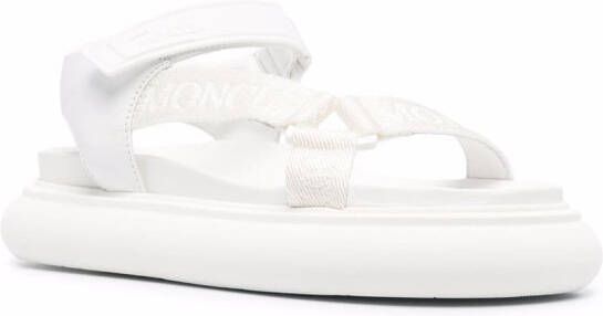 Moncler Catura sandalen met klittenband Wit