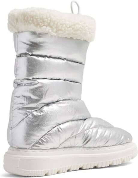 Moncler Enfant Snowboots met logopatch Zilver