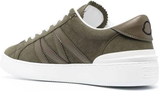 Moncler Monaco sneakers met vlakken Groen