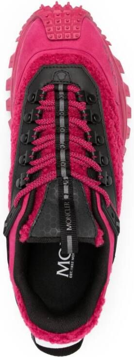 Moncler Trailgrip suède sneakers Roze