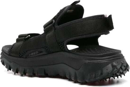 Moncler Vela sandalen met logopatch Zwart