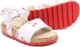 Monnalisa Sandalen met strikprint Roze - Thumbnail 2