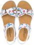 Monnalisa Sandalen met bloe print Wit - Thumbnail 3