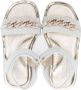 Monnalisa Sandalen met schakelketting Wit - Thumbnail 3