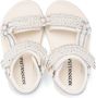 Monnalisa Sandalen verfraaid met imitatieparels Beige - Thumbnail 3