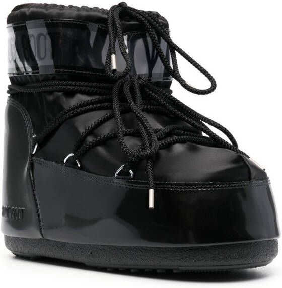 Moon Boot Chunky veterlaarzen Zwart