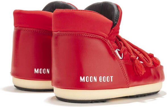 Moon Boot Kids Gewatteerde enkellaarzen Rood