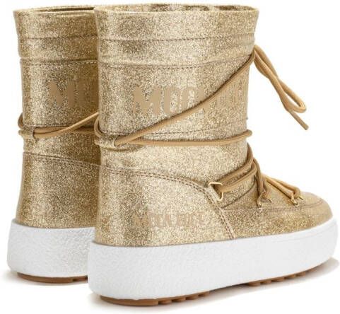 Moon Boot Kids Icon snowboots met glitter Goud