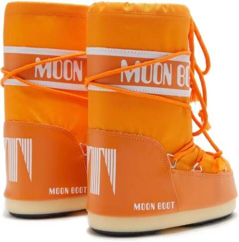 Moon Boot Kids Icon snowboots met logoband Oranje