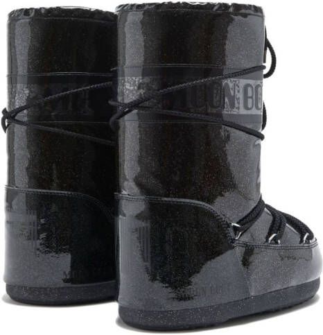 Moon Boot Kids Laarzen met glitterdetail Zwart