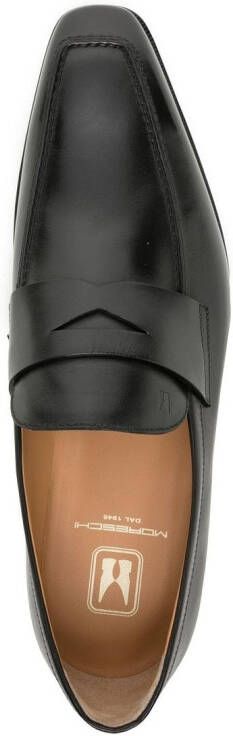 Moreschi Sofia leren loafers Zwart