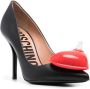 Moschino Leren pumps Zwart - Thumbnail 2