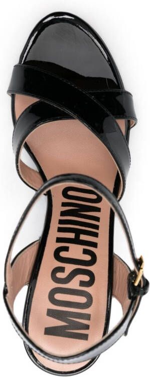 Moschino Aura sandalen met bandjes Zwart