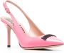 Moschino Lakleren pumps Roze - Thumbnail 2