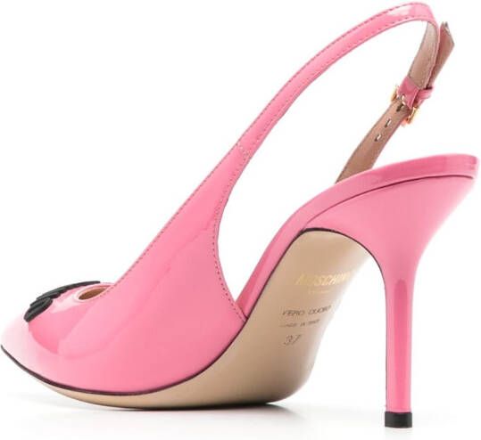 Moschino Lakleren pumps Roze