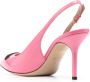 Moschino Lakleren pumps Roze - Thumbnail 3