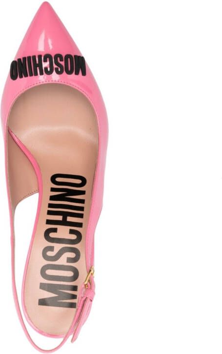 Moschino Lakleren pumps Roze