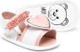 Moschino Kids Leren sandalen Wit - Thumbnail 2