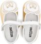 Moschino Kids Leren ballerina's Goud - Thumbnail 3