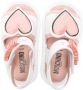 Moschino Kids Leren sandalen met hartpatch Wit - Thumbnail 3