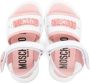 Moschino Kids Leren sandalen Wit - Thumbnail 3