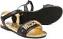 Moschino Kids Leren sandalen Zwart - Thumbnail 2