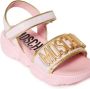 Moschino Kids Leren sandalen Roze - Thumbnail 4