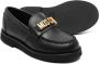 Moschino Kids Leren mocassins Zwart - Thumbnail 2