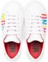 Moschino Kids Leren sneakers Wit - Thumbnail 3