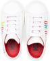 Moschino Kids Leren sneakers Wit - Thumbnail 3