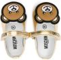 Moschino Kids Metallic ballerina's Goud - Thumbnail 3